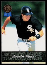 1993 Leaf #5 Brandon Wilson Gold Leaf Rookies