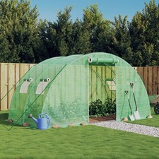 Vidaxxl Gartengewächshaus mit Stahlrahmen 8 m² 4x2x2 m