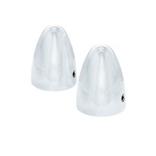 Chrome Wiper Shaft Bullets For 0.55 Dia Shafts Pair