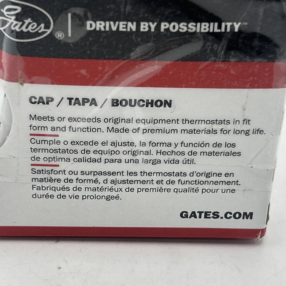 Tampa do radiador 31412 Gates nova para Chevy Civic 4 corredores Honda Accord Toyota Camry - Imagem 3 de 4