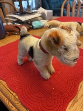 Vintage Steiff Fox Terrier Dog Mohair 6  