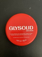Glysolid Glycerin Skin Cream 3.38 oz / 100 ML Jar Vegan