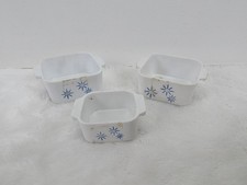 Vintage Hostess Barbie Brunch Time Casserole Dishes Blue White