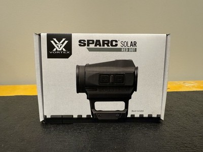 Vortex Sparc Solar Red Dot Sight 2 MOA Optic – Solar/Battery Pwrd