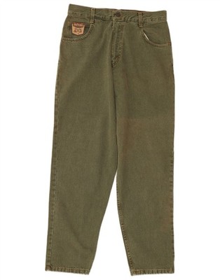 DIEZ X DIEZ Womens Tapered Jeans IT 46 Large W30 L30 Green Cotton CN04