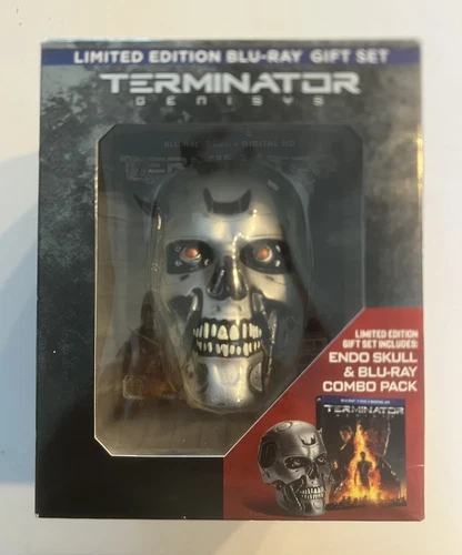 Terminator Genisys Limited Edition Endo Skull Blu-Ray Movie Gift Set Combo - Picture 1 of 4