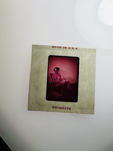 Vtg 60's 35mm Slide Transparency Risque Cheesecake Pinup Glamour Girl ...
