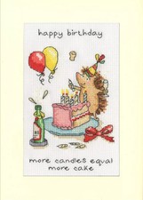 Greeting Card - More Candles XGC62 Counted Cr...