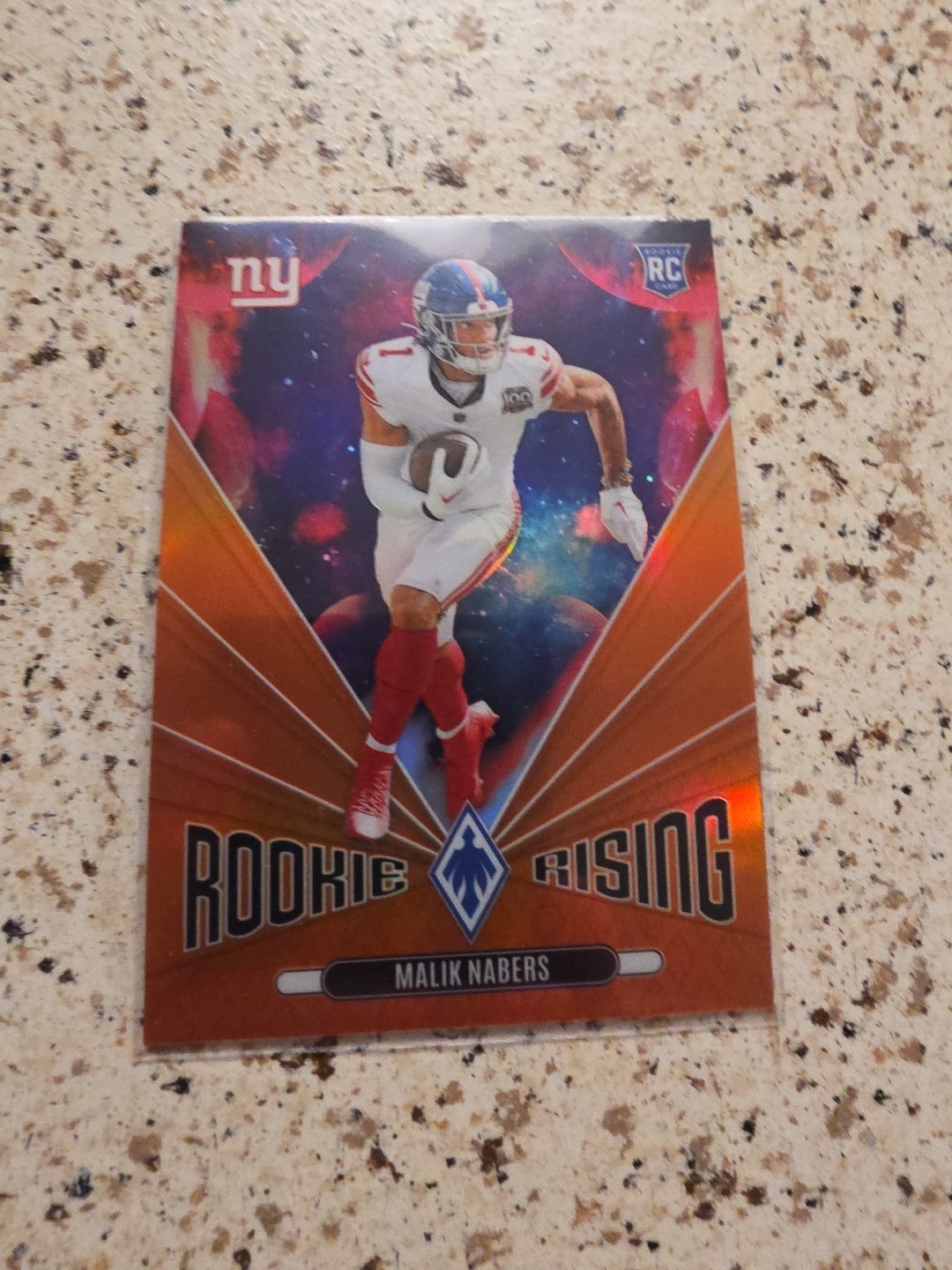 2024 Panini Phoenix - Rookie Rising Malik Nabers #RR-MNS Orange (RC)