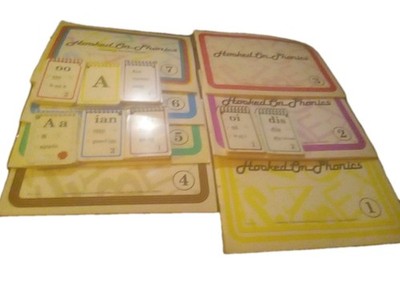 Vintage Hooked-On-Phonics Workbooks 1 Thru 7 No Tapes '93