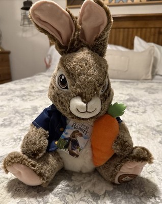 Peter Rabbit Plush 12  Stuffed Bunny w Carrot Jacket Dan Dee New w Tag