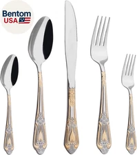 Silverware Set Limited Edition – 20 Piece Flatware Set – Cutlery Set for 4 – Sil