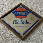 Wrigley Field CHICAGO CUBS Old Style Beer Mirrored Sign 24X20 1990s VTG Diamond