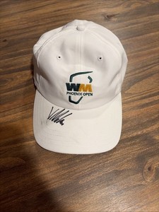 Viktor Hovland Waste Management 2026 Autographed Adjustable White Hat