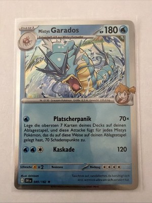 Pokémon Karte Mistys Garados Holo 049/182 Ewige Rivalen Set Deutsch Pokemon