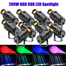 10PCS 200W Full-color PinSpot Light COB LED DMX Stage Light Blinder DJ Spotlight