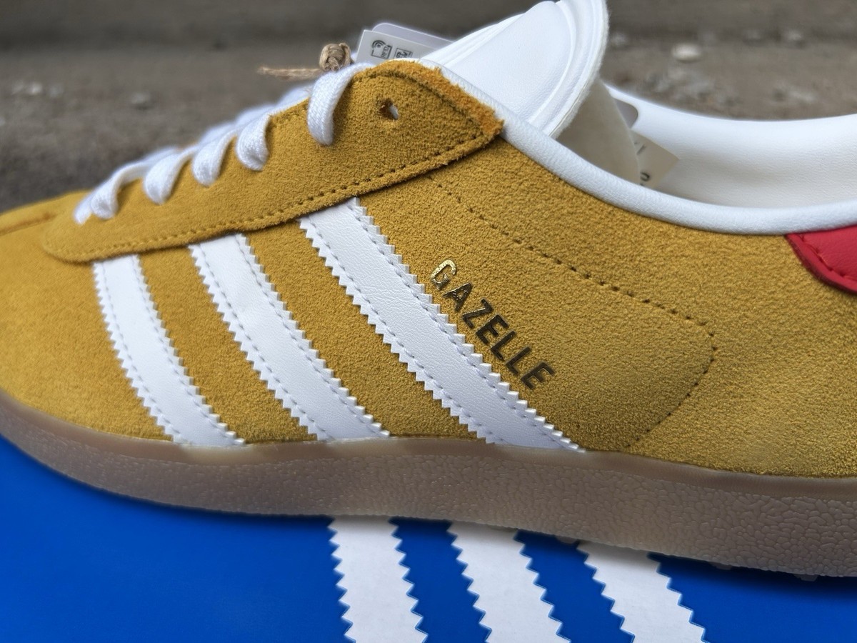 adidas Gazelle Spikeless Golf Shoes Mens JS1896 Bold Gold Super | eBay