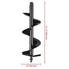 Yescom 10" Earth Auger Bit Bulb Planter Fence Post Spiral Hole Digger Gardening — photo 4