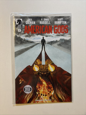 American Gods #1 Nerd Block Exclusive Variant Cover Dark Horse Comic Neil Gaiman