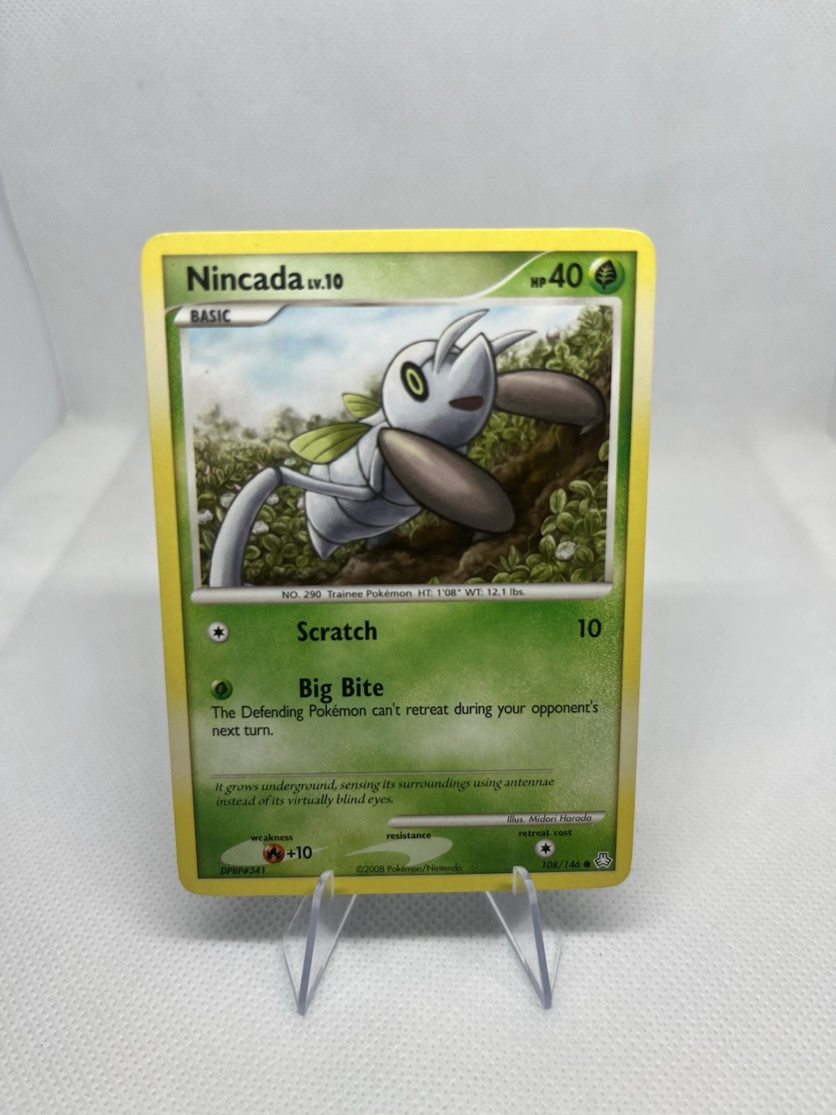 Nincada 108/146 Legends Awakened Regular - Pokémon Card