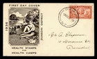 DR WHO 1938 NEW ZEALAND FDC HEALTH STAMP R78694
