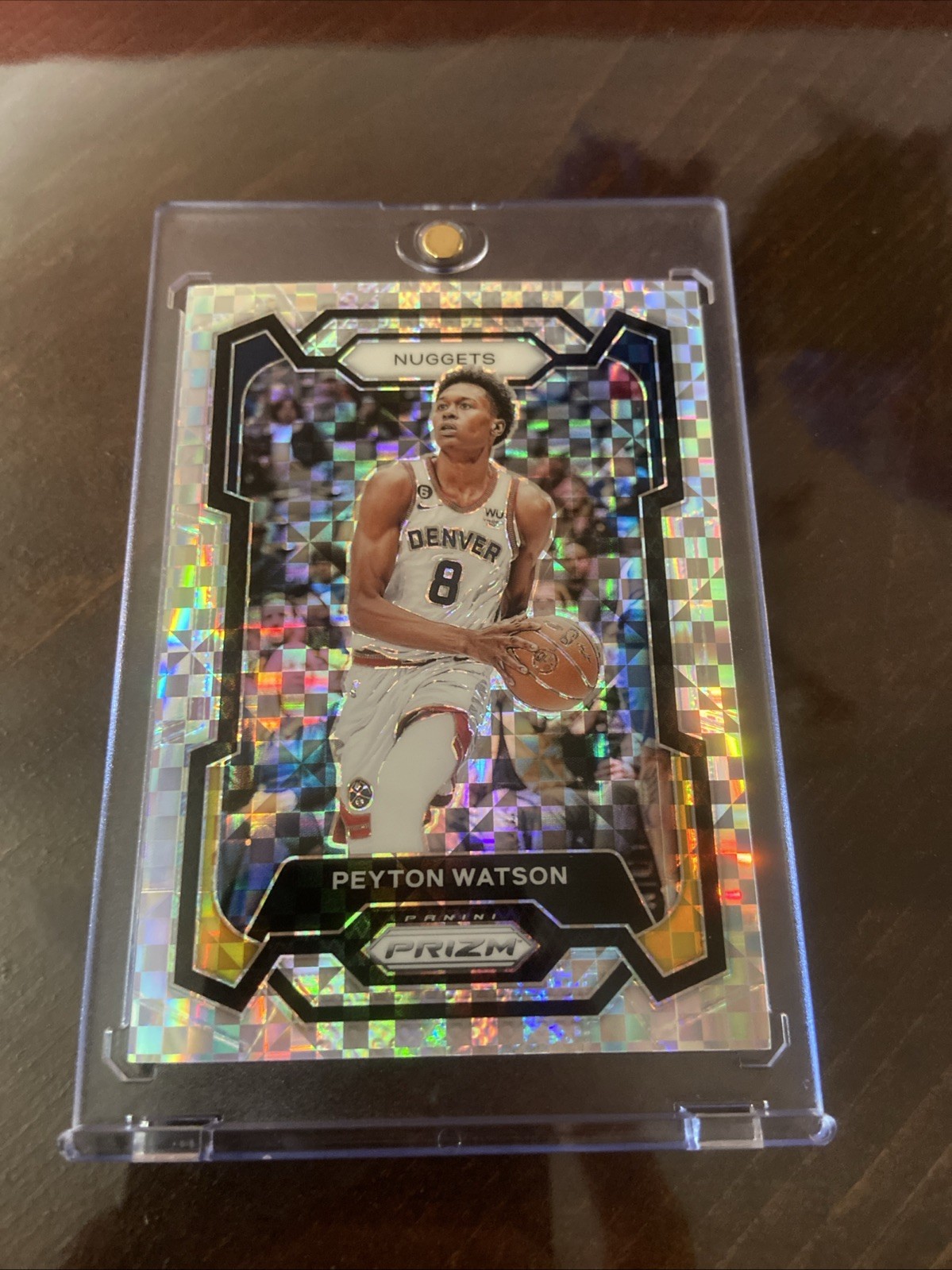 2023-24 Panini Prizm Peyton Watson #247 Lucky Envelopes Prizm /8