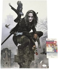 James O'Barr signed 12x18 Poster Creator The Crow JSA Authentication