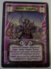 LEGEND OF THE FIVE RINGS L5R SHINJO YOKATSU UNCOMMON SCORPIAN CLAN COUP EDITION