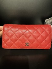 Chanel Quilted Caviar Leather Wallet