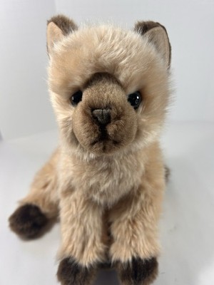 Douglas Cuddle Toys Fu Siamese Cat Plush Stuffed Animal, 9'' tall sitting