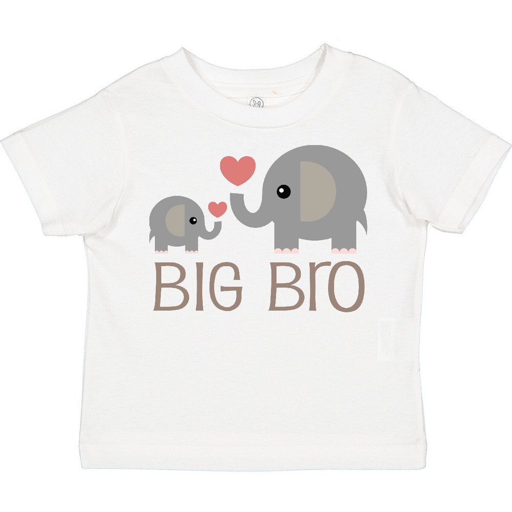 Inktastic Big Bro Boys Elephant Brother Announcement Toddler T-Shirt Childs Gift