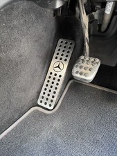 STAINLESS FOOTREST MERCEDES ACLASS AMG A45 FOOT PEDAL C CLASS C63 AMG CLA GLA ML