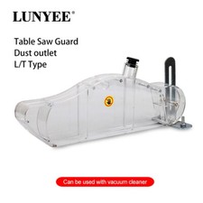 New Table Saw Protect Anti Dust Cover Clear Guard Dispensing Woodworking Safety