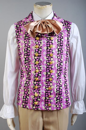Willy Wonka and the Chocolate Factory Gene Wilder 1971 Cosplay Uniform Costume - Picture 8 of 8