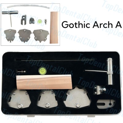 Dental Gothic Arch Joints A Intraoral Registration Jawrecorder Gnathometer Trace