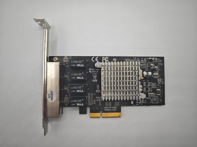 StarTech.com 4 Port PCI Express Gigabit Ethernet Netzwerkkarte (ST4000SPEXI) NEU