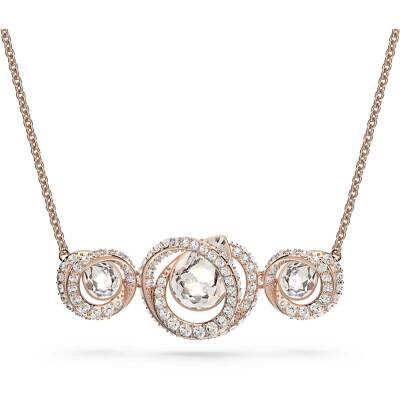 Swarovski Halskette Generation 5636589 Trilogy 3 Kristalle verstellbar Roségold