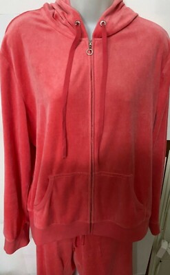 Ensemble Sweat à Capuche Et Pantalon New York & Company Comfort Zone - Rose Taille XL Femme, Occasion TBE