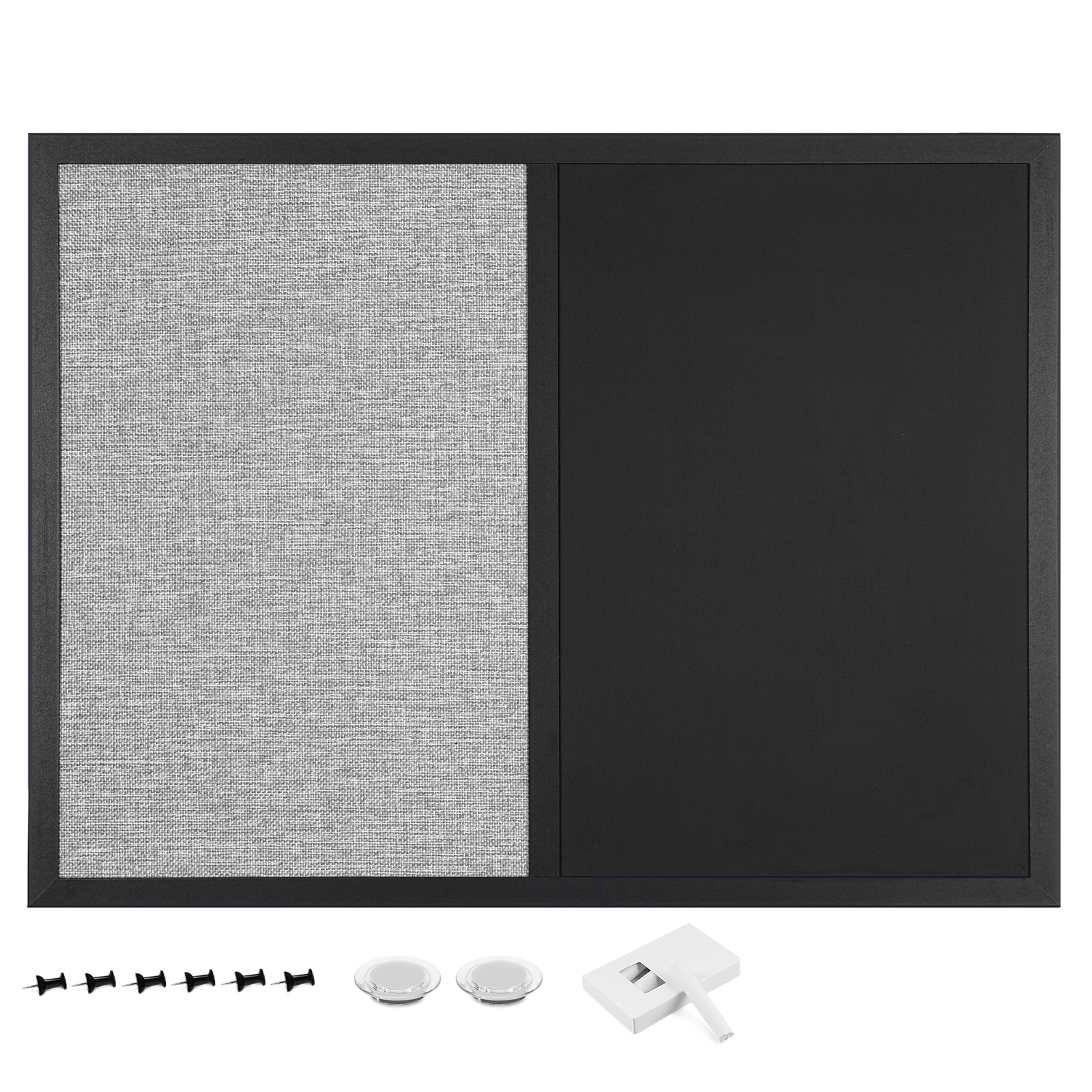 Доска для записей Kombitafel aus Pinnwand и Magnettafel, 60x45 см, в упаковке. Магнитные булавки