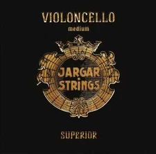 Jargar Superior 4/4 Cello Set, Medium Gauge, Authorized Dealer