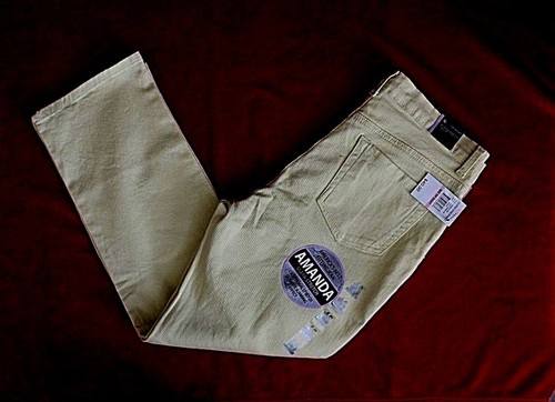 Gloria Vanderbilt Yellow Amanda Jeans 