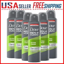 Dove Spray Men+Care Extra Fresh Antiperspirant Deodorant Spray 150ml x 6 Pack
