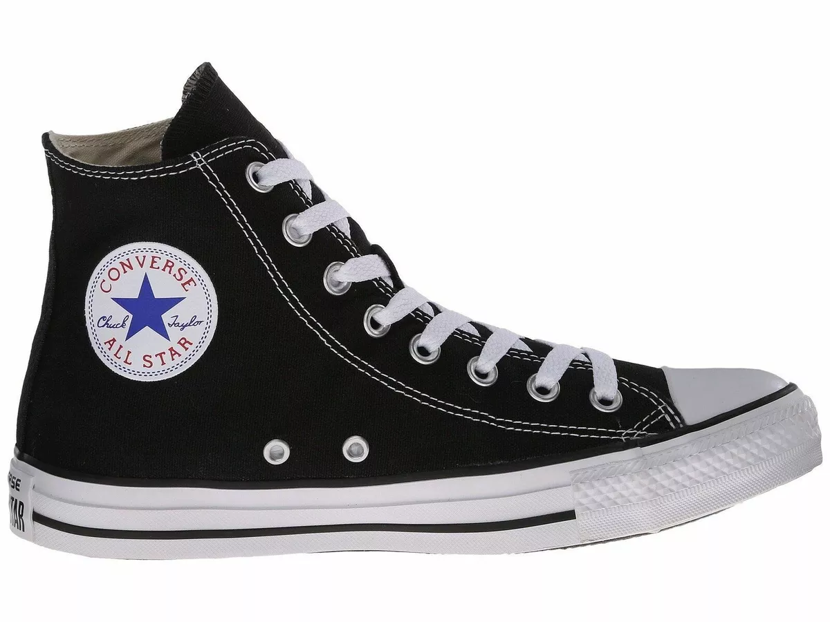 Converse All Star Chuck T Hi Top Black White Canvas Mens Womens
