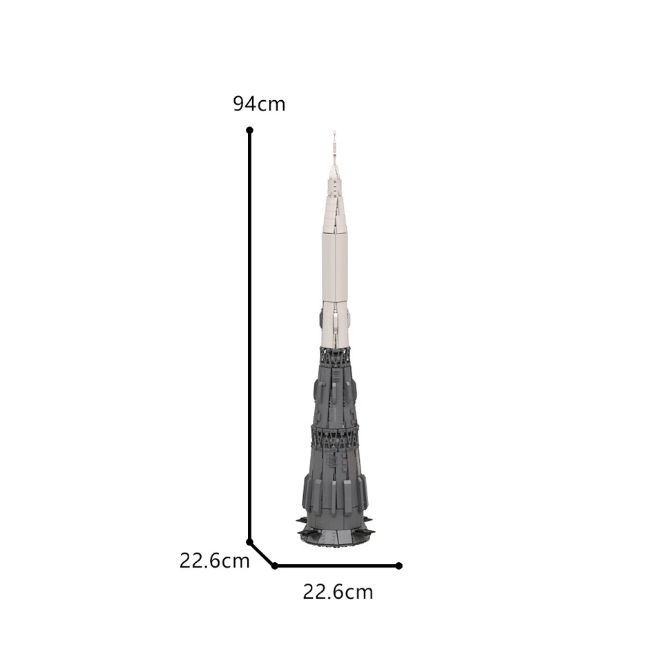 Super Heavy Launch Vehicle/ Rocket Model 2693 Pieces Building Toys MOC Build - Image 2 of 4
