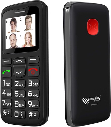 NOWY Seniorzy Dzieci Telefon komórkowy z dużymi przyciskami Bez umowy na połączenie gwarancyjne SOS Przycisk połączenia alarmowego - Zdjęcie 11 z 14