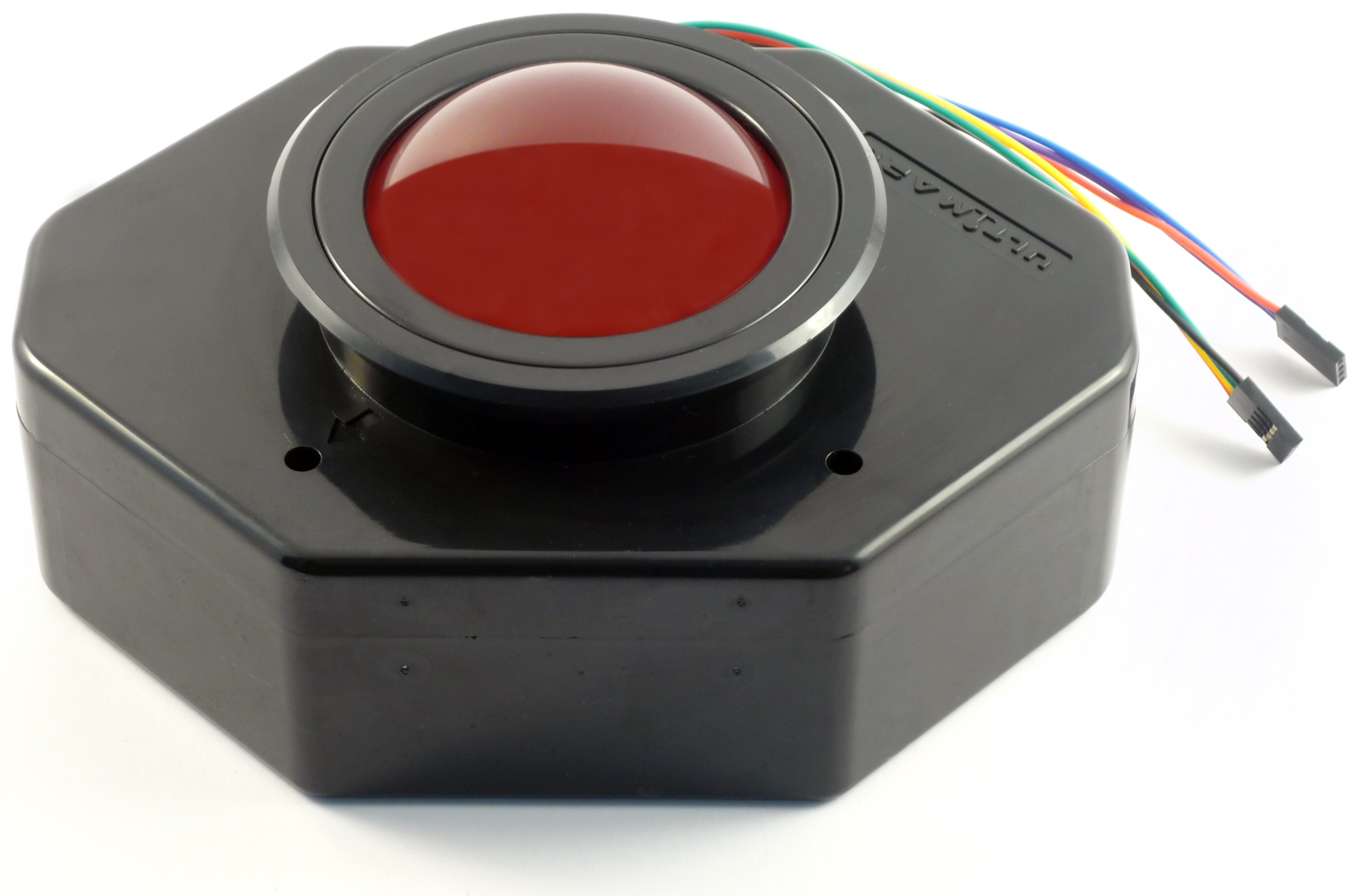 Ultimarc UTrak 3" USB Arcade Trackball with Bezel (Red Translucent