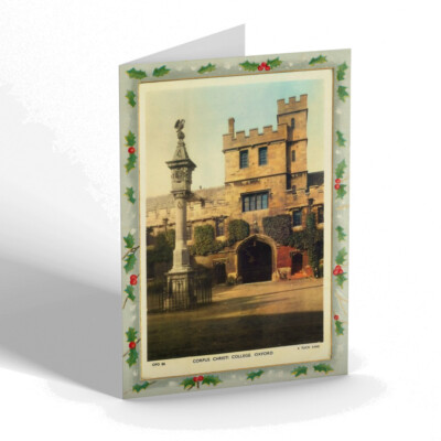 WEIHNACHTSKARTE Vintage Oxfordshire - Corpus Christi College, Oxford (ac)