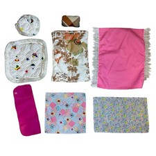 Bundle Barbie Bedding Linens Blankets Pillows See Photos Branded  Handmade 5