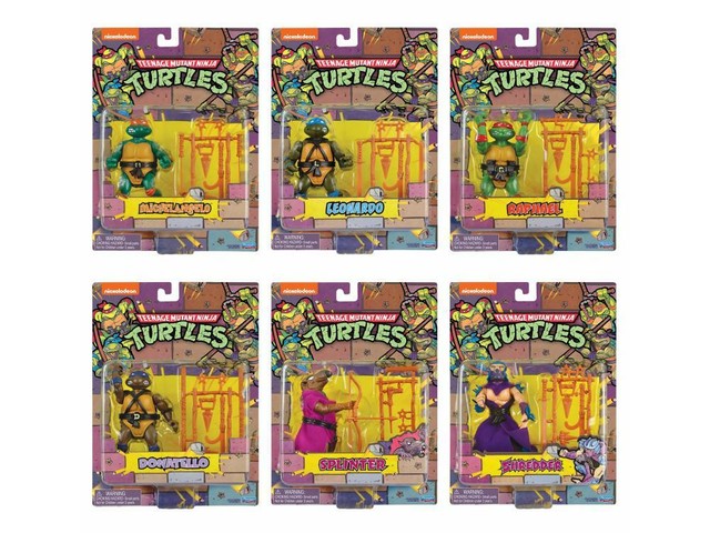 teenage mutant ninja turtles rotocast action figure set
