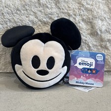 U Mickey Mouse Emoji Disney Store 5" Reversible Double Sided Plush NWT